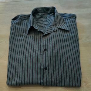 Men's Button Down Shirt, Long Sleeve, 17.5 Size  XL Protocol